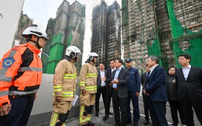 全面跟進大埔火災應對工作