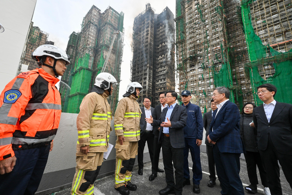 全面跟進大埔火災應對工作