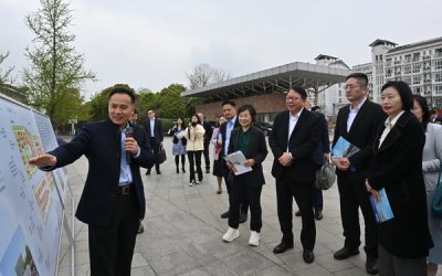 陳國基訪浙江高教園區