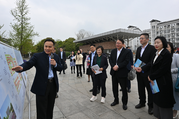 陳國基訪浙江高教園區